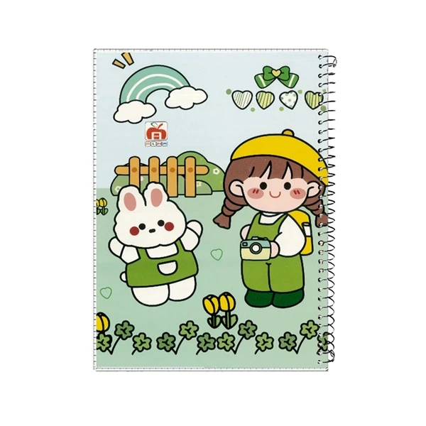 دفتر مشق 60 برگ نهال طرح دختر مزرعه کد 0069