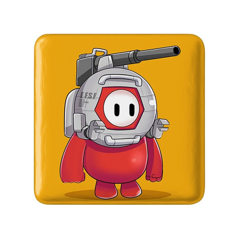 مگنت خندالو طرح بازی فال گایز (Fall Guys) مدل مربعی کد 32825