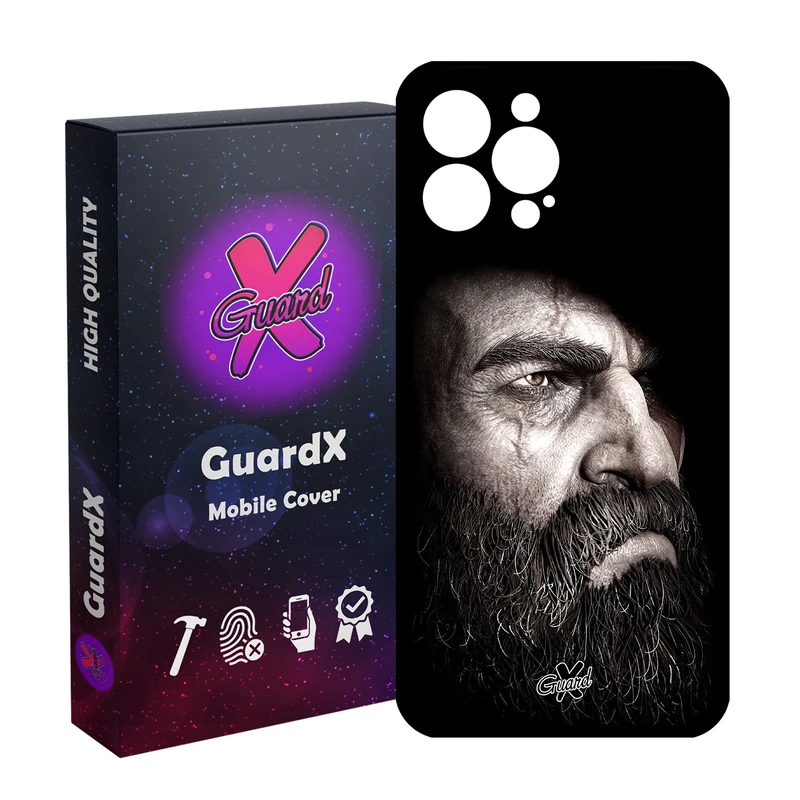 کاور گارد ایکس طرح God of War مدل Glass10100 مناسب برای گوشی موبایل اپل iPhone 14 Pro Max