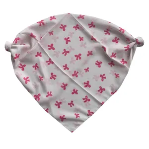 روسری زنانه مدل مینی اسکارف نخی پاپیونی ریز کد 2