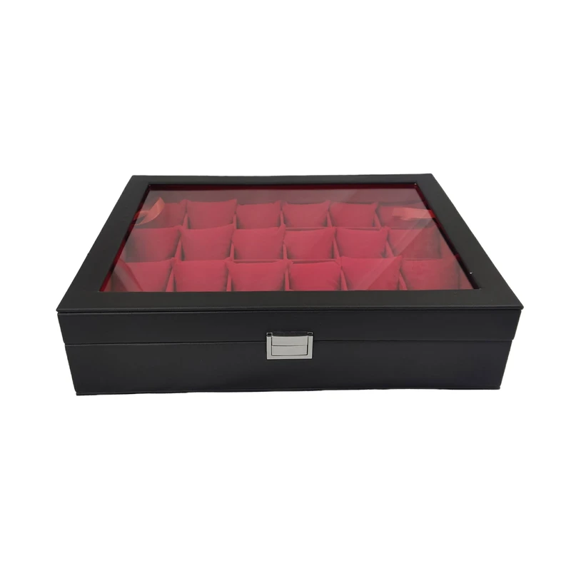 جعبه ساعت مدل ۲۴ تایی در شیشه