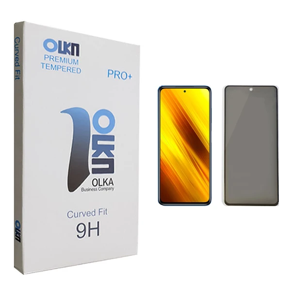 محافظ صفحه نمایش حریم شخصی الکا مدل +PRO مناسب برای گوشی موبایل شیائومی Poco X3