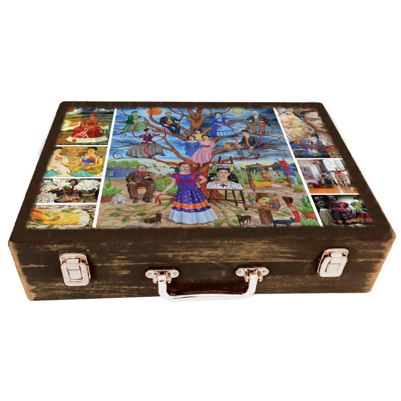 جعبه هدیه دستساز طرح فریدا کد WS404