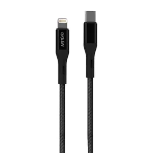 کابل تبدیل USB-C به لایتنینگ گرین لاین مدل BRAIDED طول 1.2 متر