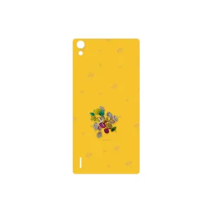 MAHOOT Nostalgic whirligig Cover Sticker for Huawei Ascend P7