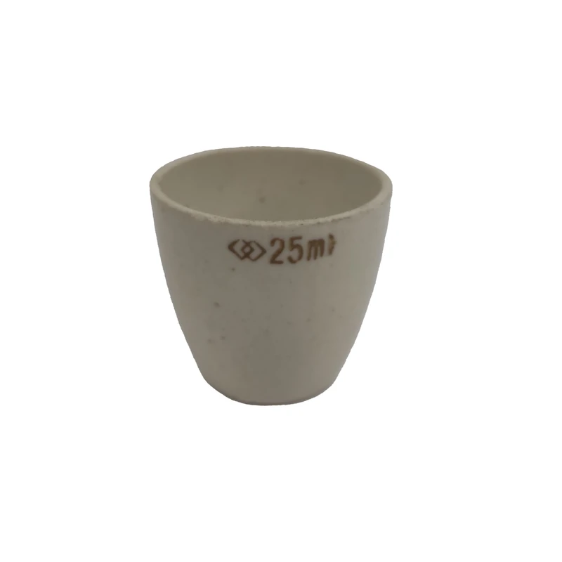 کروزه آزمایشگاهی مدل سرامیکی حجم 25 میلی لیتر