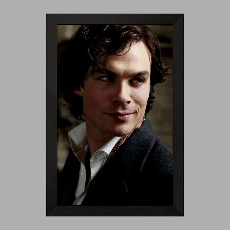 تابلو خندالو مدل دیمون سالواتوره خاطرات یک خون آشام  The Vampire Diaries  کد 23679