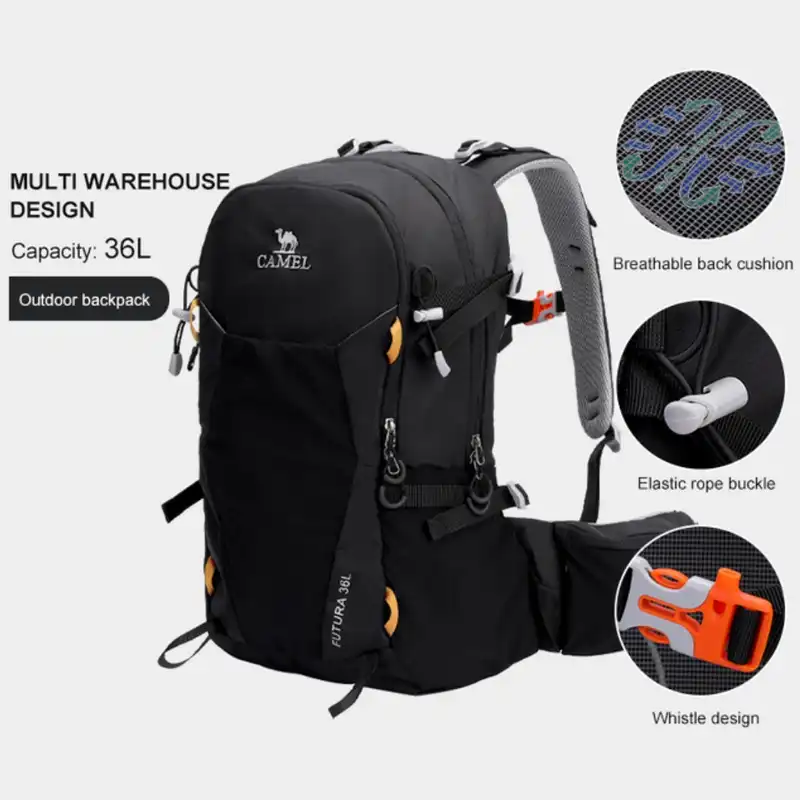 کوله پشتی کوهنوردی 36 لیتری کمل مدل FUTURA
