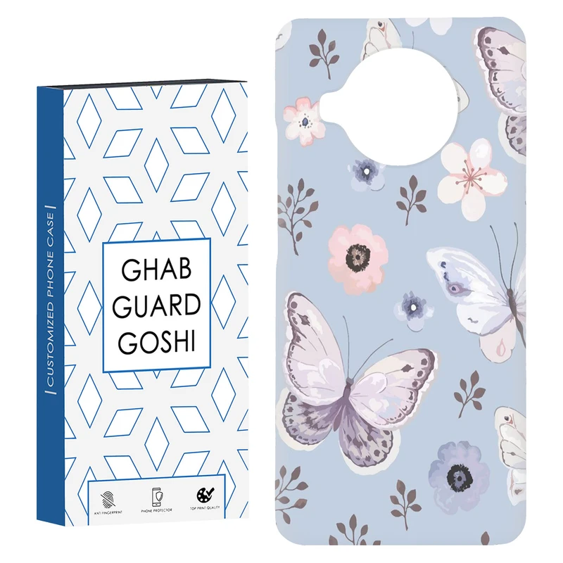 کاور قاب گارد گوشی طرح پروانه  کد Dimo-004 مناسب برای گوشی موبایل شیائومی Mi 10t lite