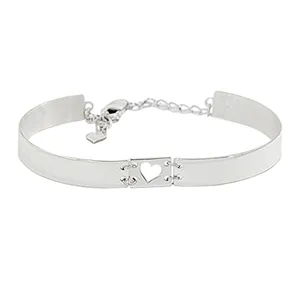 دستبند نقره زنانه دلی جم طرح قلب  کد 212 D