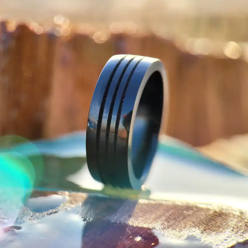 انگشتر کد 37 مدل سه خط