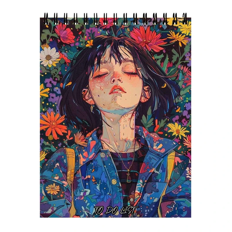 دفتر برنامه ریزی 50 برگ طرح دختر فانتزی کد 222