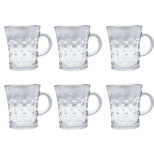 لیوان شیشه و بلور اصفهان کد ۴۱۹ بسته ۶ عددی