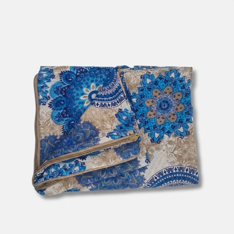 ملحفه تشک مهمان پخش همتا مدل خورشیدی سایز 195x100 سانتی متر