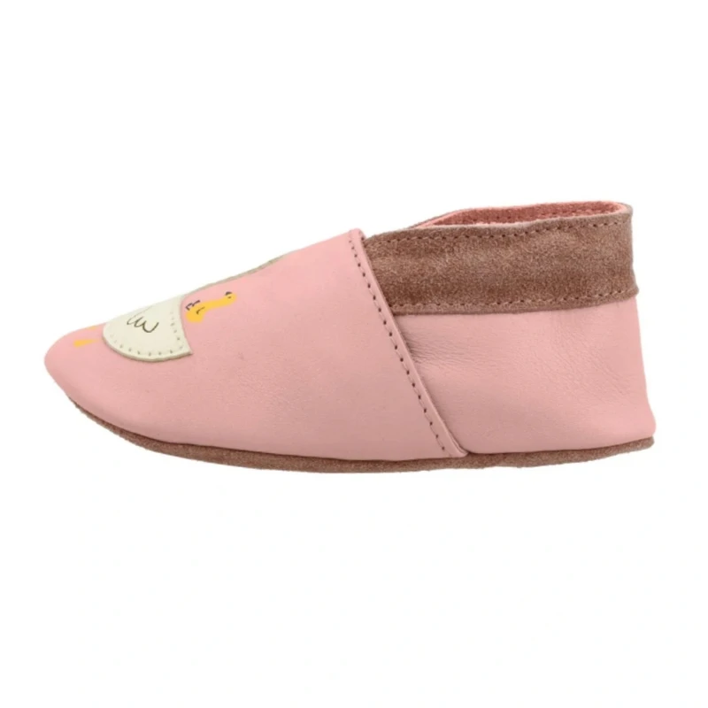 پاپوش نوزادی لوپیلو مدل رویه چرم طبیعی کد LO9070