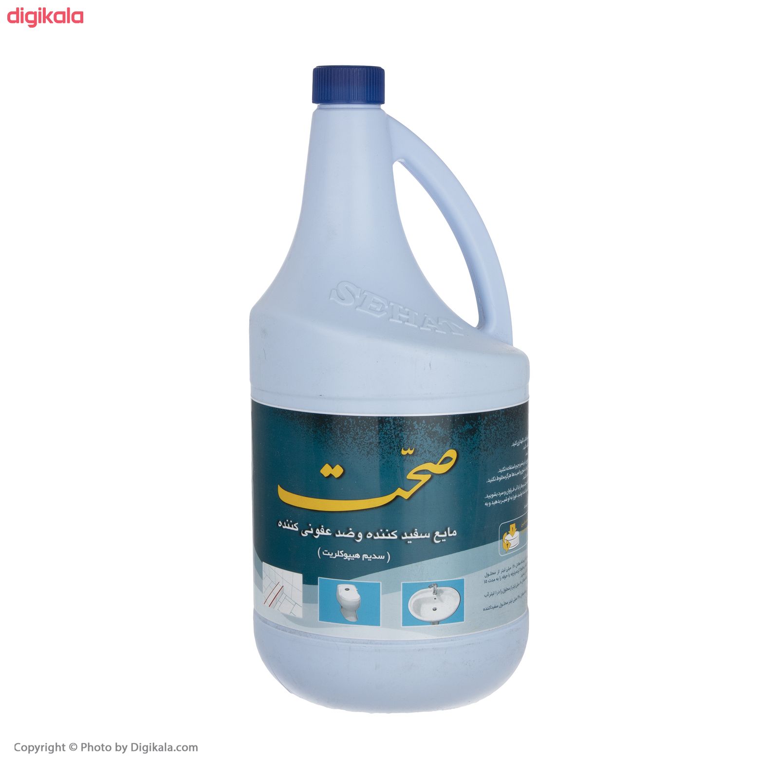 مایع سفید کننده و ضد عفونی کننده صحت مقدار 4 کیلو گرم main 1 2