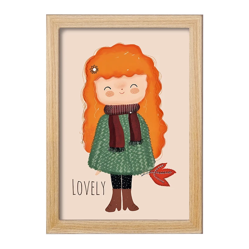 تابلو خندالو مدل دخترانه کد F10836