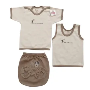 ست 3 تکه لباس نوزادی بی سی سی مدل Tiny Dog