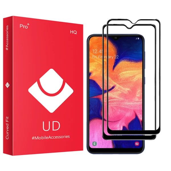 محافظ صفحه نمایش یو دی مدل +PRO مناسب برای گوشی موبایل سامسونگ Galaxy A20 بسته دو عددی