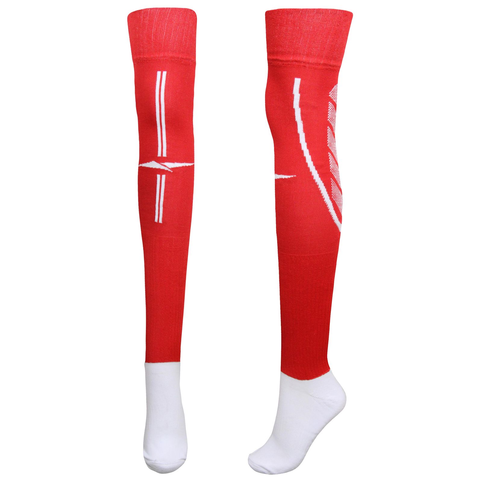 جوراب ورزشی ساق بلند مردانه ماییلدا مدل کف حوله ای کد 4187  رنگ قرمز -  - 2