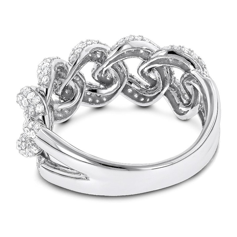 انگشتر نقره زنانه مدل فول نگینarm3643