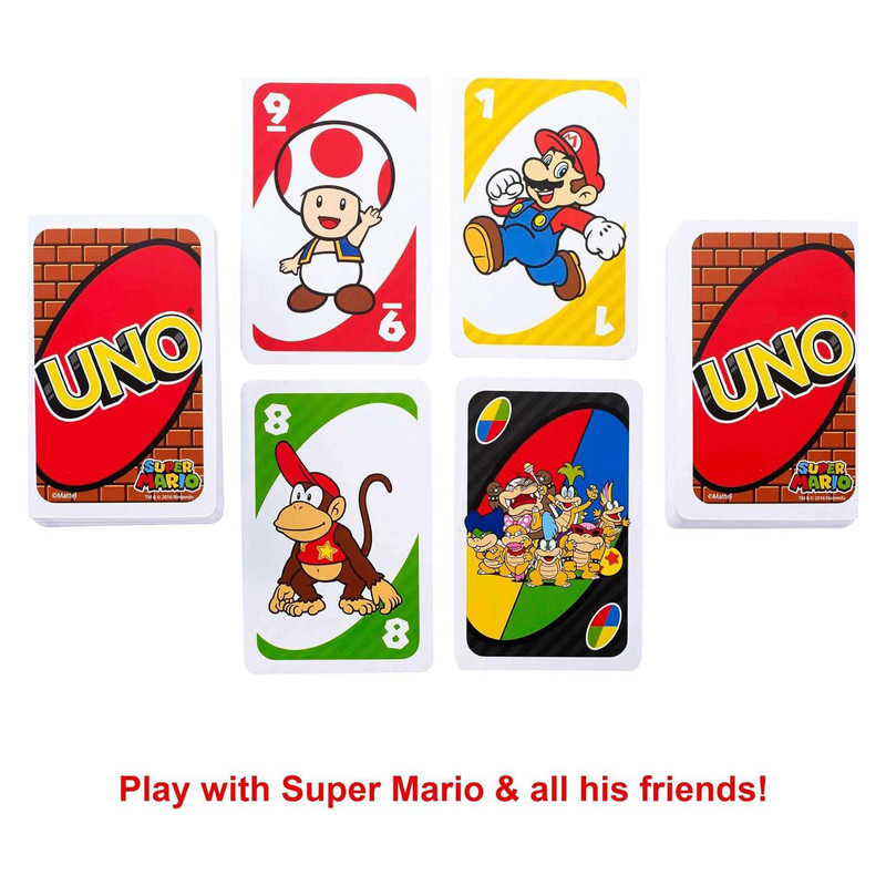 بازی فکری اونو مدل سوپر ماریو طرح Uno Super Mario
