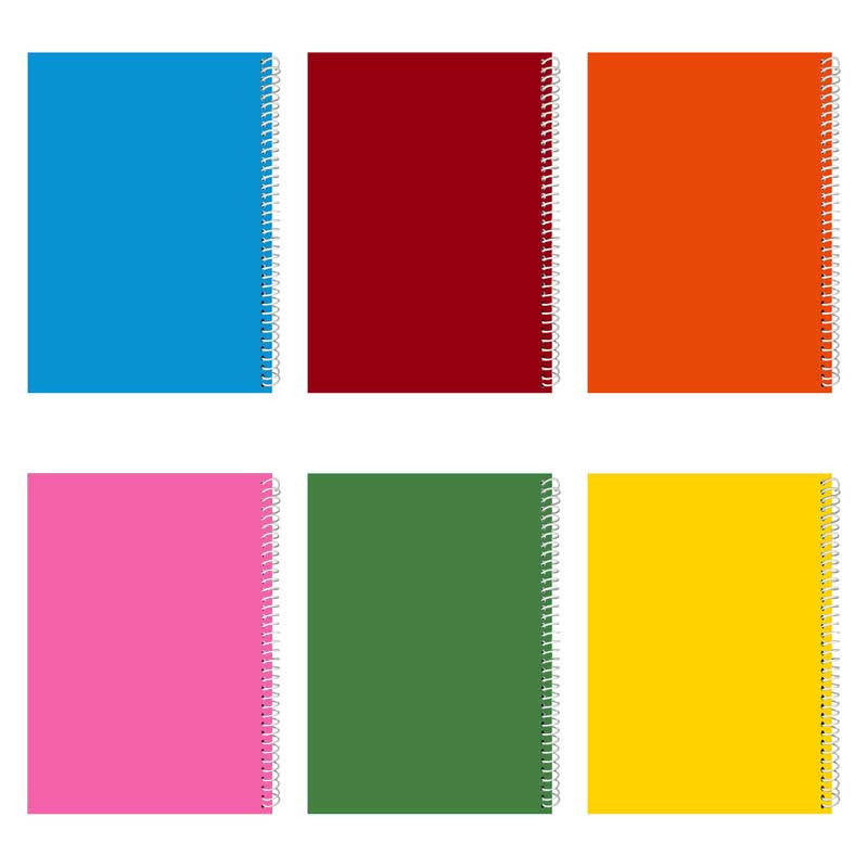 دفتر مشق 50 برگ مدل color 06 بسته 6 عددی