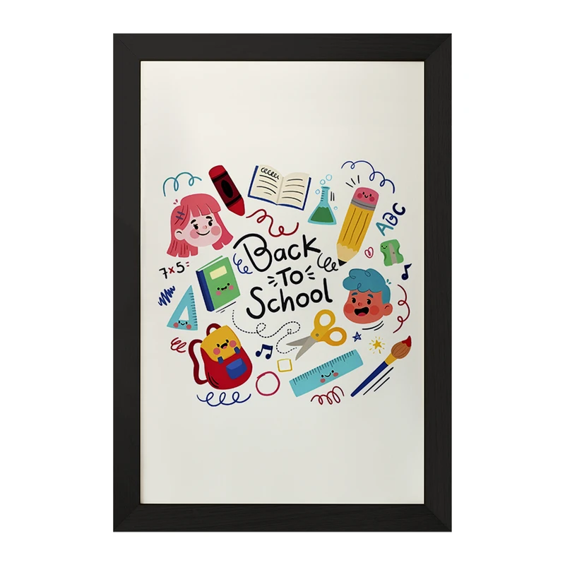 تابلو خندالو مدل بازگشت به مدرسه کد F6126