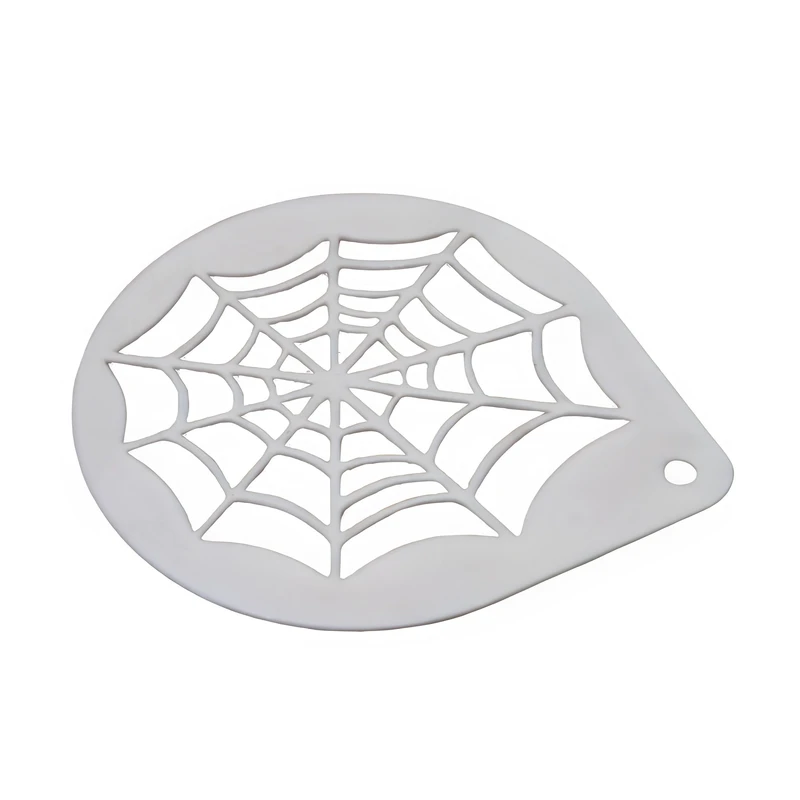 شابلون قهوه مدل تار عنکبوت