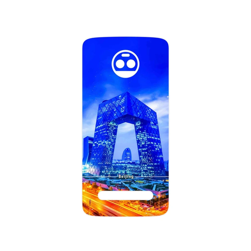 برچسب پوششی ماهوت مدل Beijing city مناسب برای گوشی موبایل موتورولا Moto Z2 Force