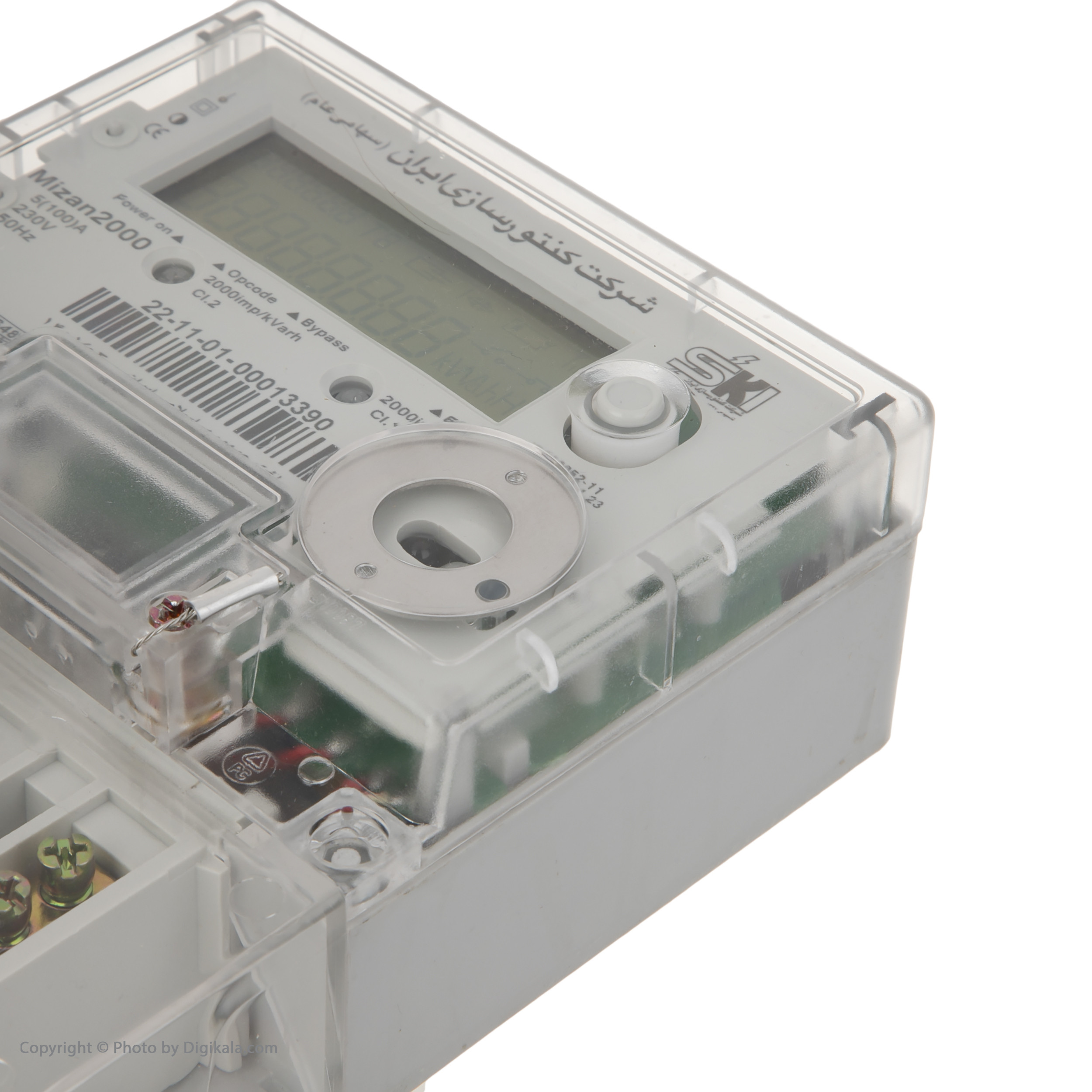 کنتور فرعی برق تک فاز شرکت کنتورسازی ایران مدل Mizan2000 کد 001