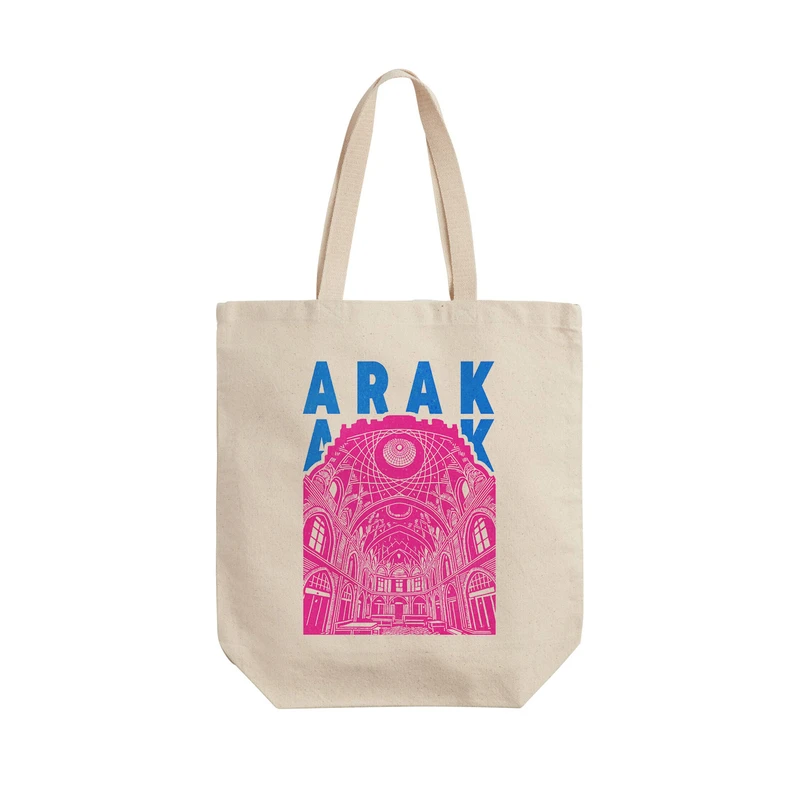 ساک خرید ترمه طراحان ایده مدل نماد بازار تاریخی اراک کد map0095 - L