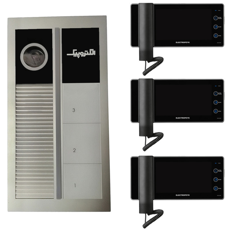 دربازکن تصویری الکتروپیک مدل 1294 کد 1085 مجموعه 4 عددی