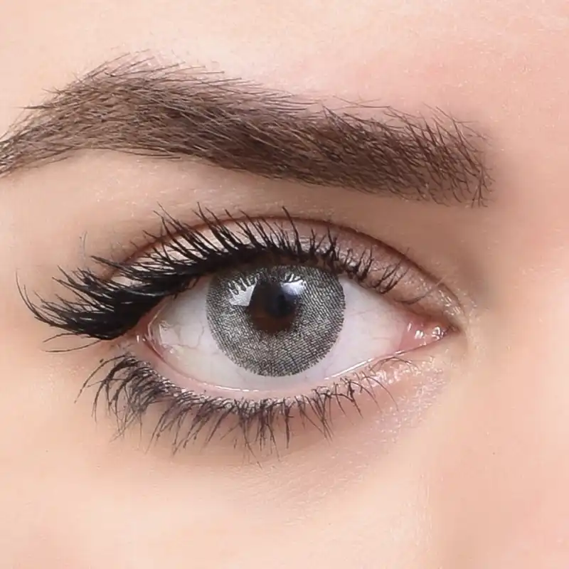 لنز چشم رویال ویژن شماره 2663 رنگ طوسی روشن دور دار