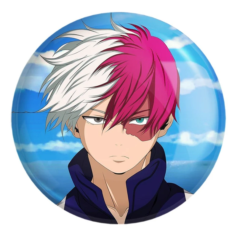 پیکسل خندالو طرح شوتو تودوروکی انیمه قهرمان من کد 13232 مدل بزرگ