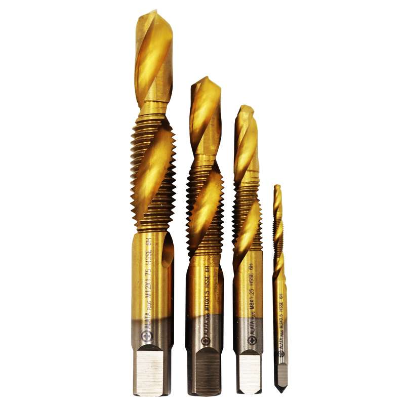 مجموعه 4 عددی قلاویز سر مته آلاتا مدل YP-381012