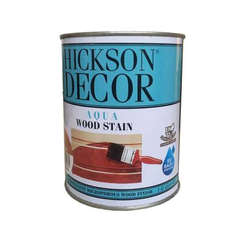 رنگ چوب و ترموود قهوه ای برمه ای هیکسون دکور مدل BU.Aqua حجم 1 لیتر
