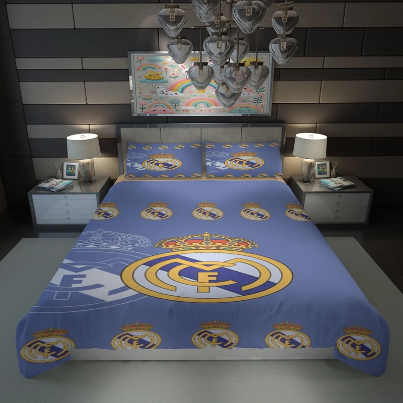 سرویس خواب تک نفره 4 تکه مدل رئال مادرید