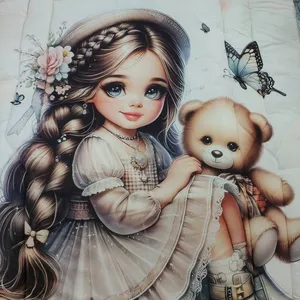 سرویس خواب مدل دخترانه کد ۲۰۰۰ یک نفره ۴ تکه