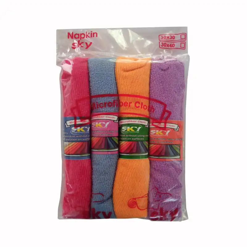 دستمال آشپزخانه مدل جادویی اسکای بسته 4 عددی