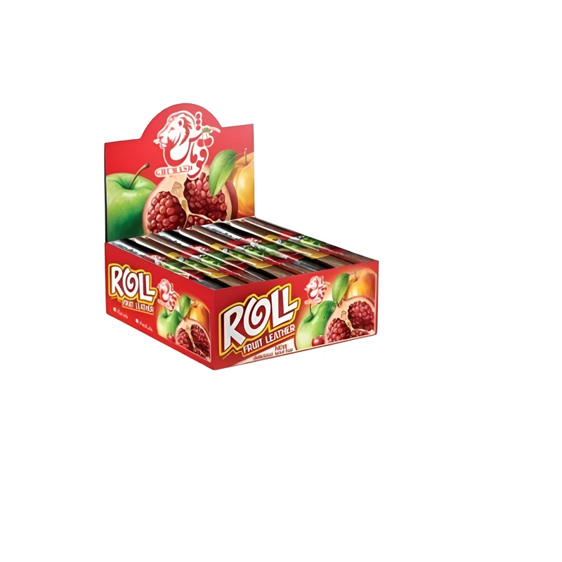 لواشک رولی  قوماش بسته 4 عددی