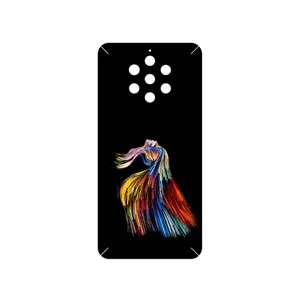 MAHOOT Rainbow Hair Digital Art Cover Sticker for Nokia 9 Pureview