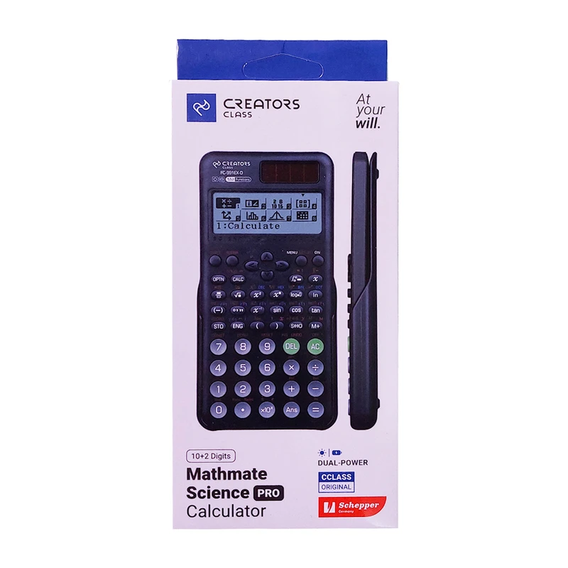 عکس شماره 4 : ماشین حساب سی کلاس کریتورز مدل مهندسی طرح پرو کد fc-991ex-d