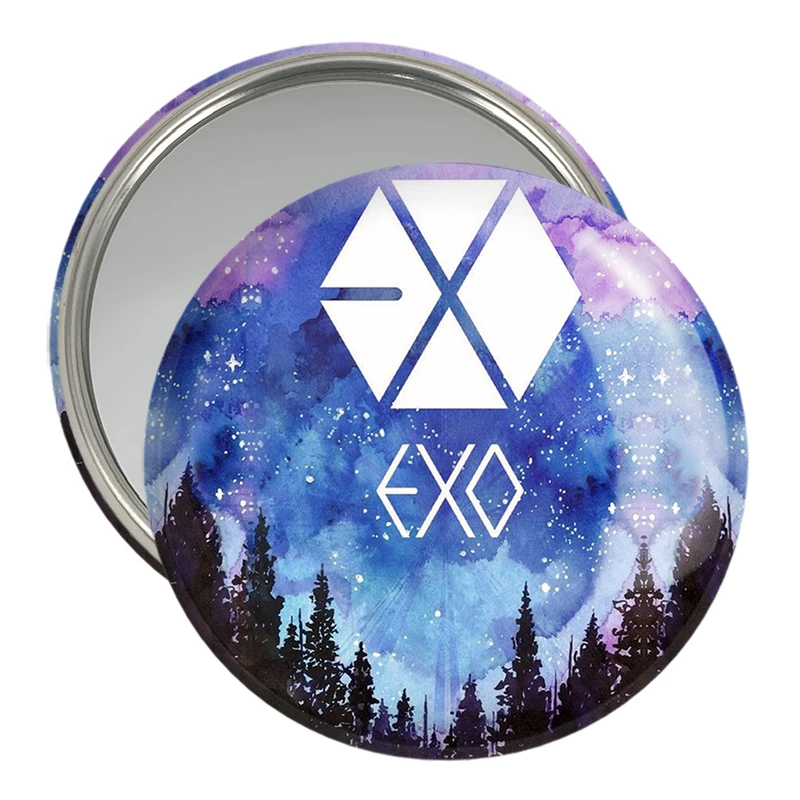 آینه جیبی خندالو مدل گروه اکسو EXO  کد 1031