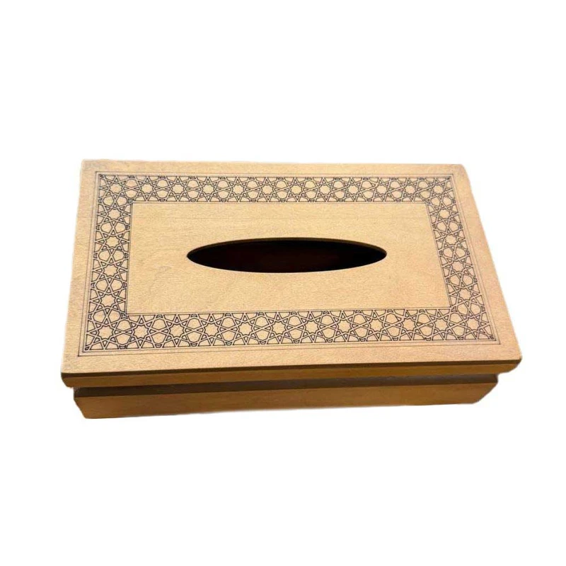 جعبه دستمال کاغذی مدل حکاکی سنتی