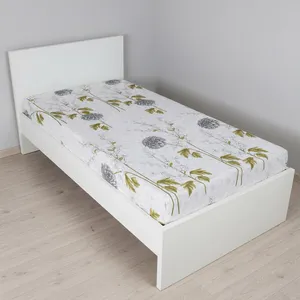 ملحفه نخ پنبه آدنو مدل داوودی کد IR212 یک نفره سایز 120x200 سانتی‌متر