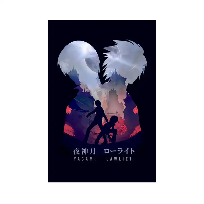 تابلو مدل لایت یاگامی ال دث نوت light yagami L death note 02