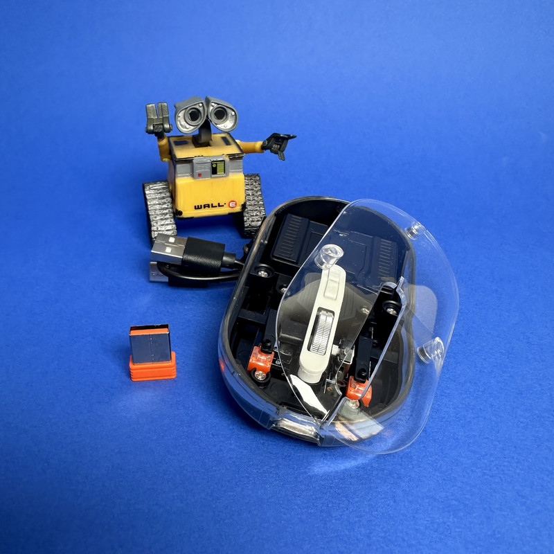 ماوس بی سیم گرین لاین مدل  Transparent Mouse Lite GL-RM6