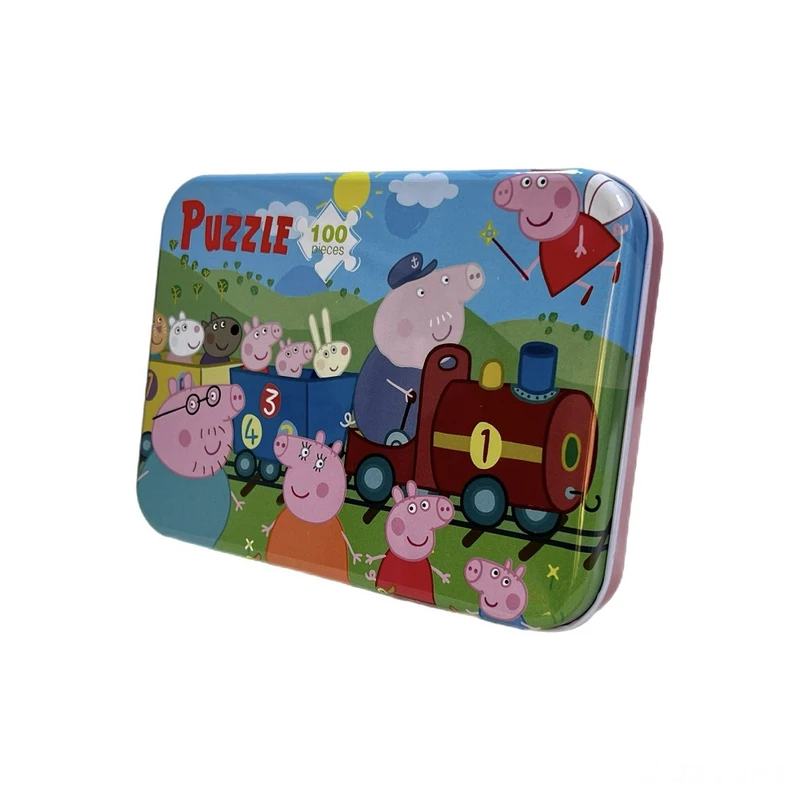 پازل 100 تکه مدل پپاپیگ مناسب برای 4 سال به بالا