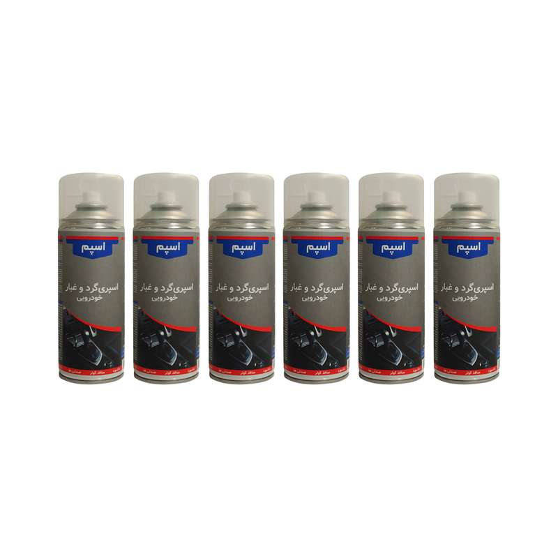 اسپری پاک کننده گردوغبار دوپلیکالر مدل dust6 حجم 400 میلی لیتر مجموعه 6 عددی